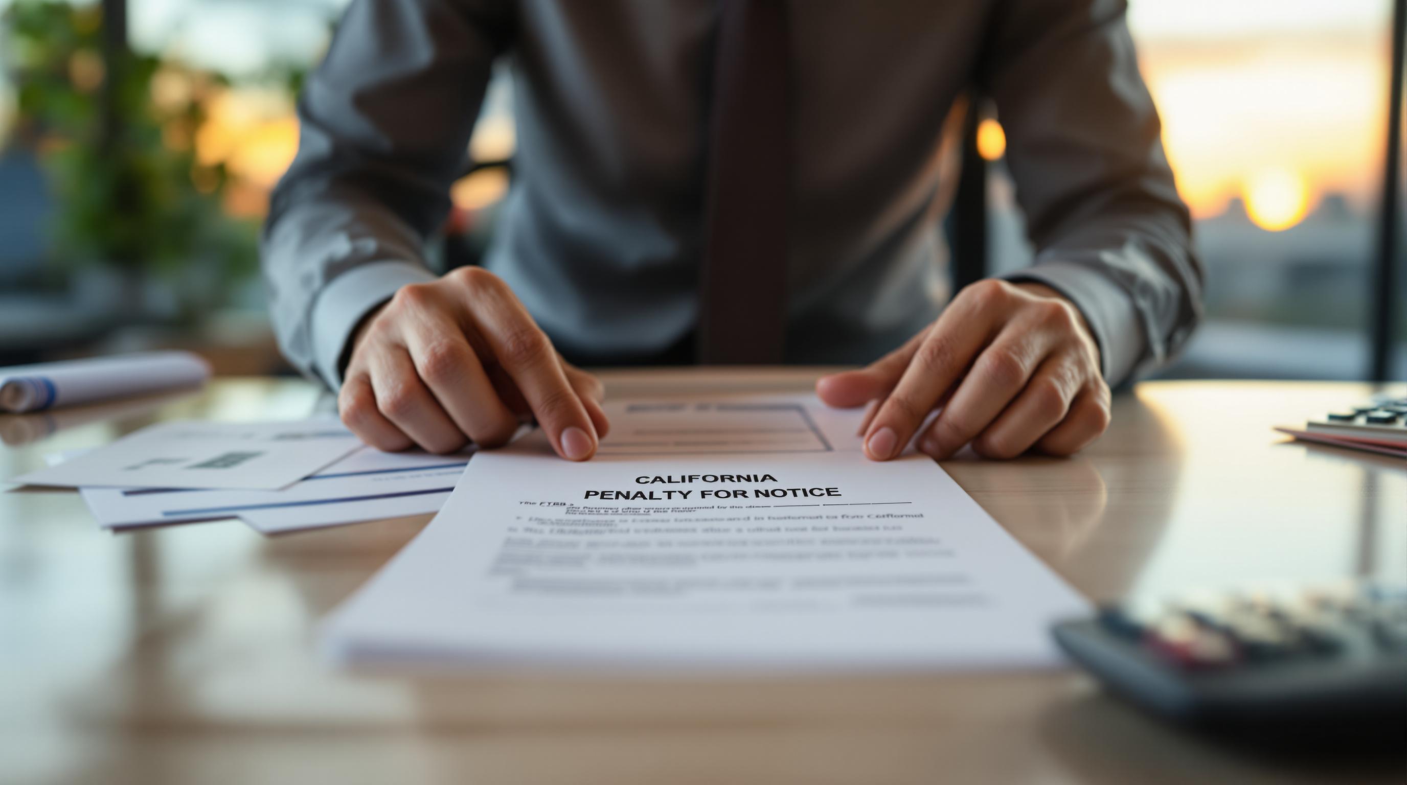 California business owner reviews FTB notice