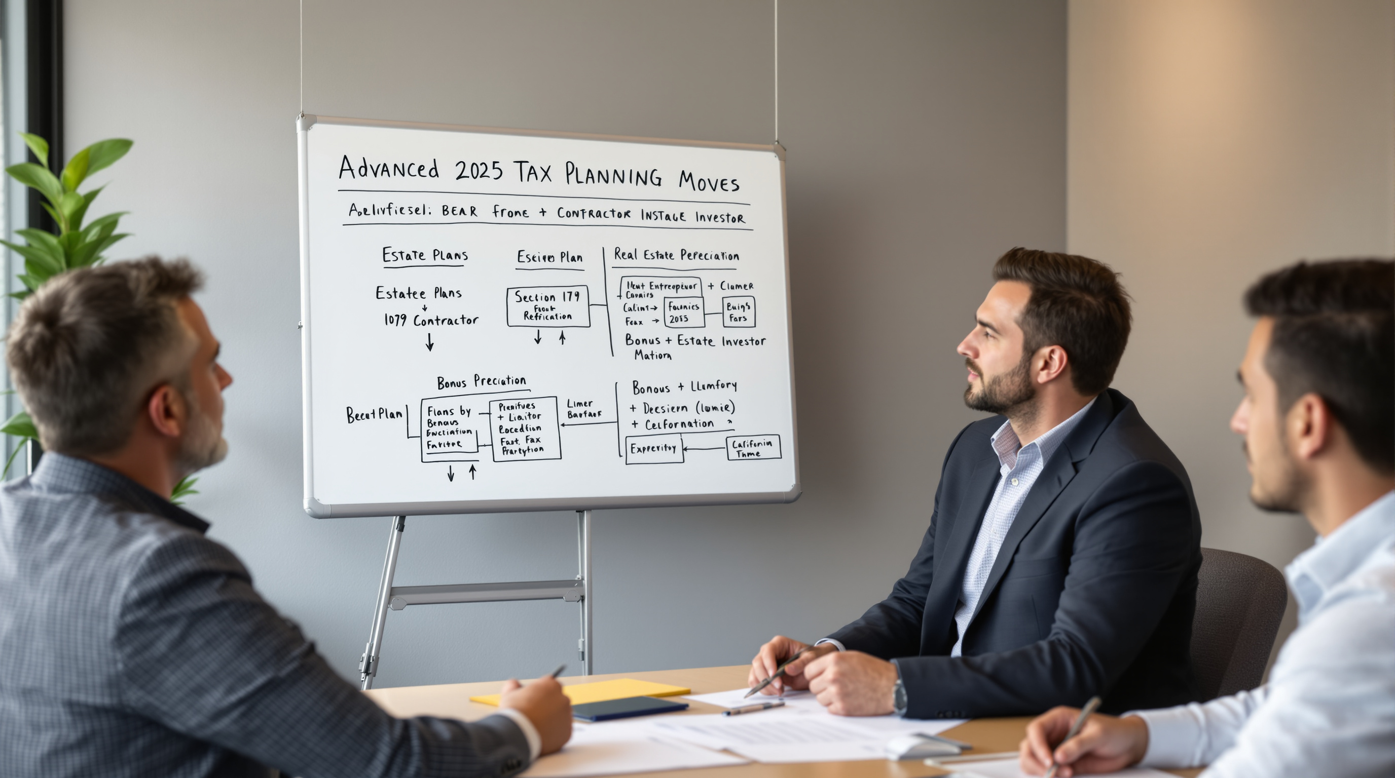 California tax strategist with clients using 2025 tax playbook