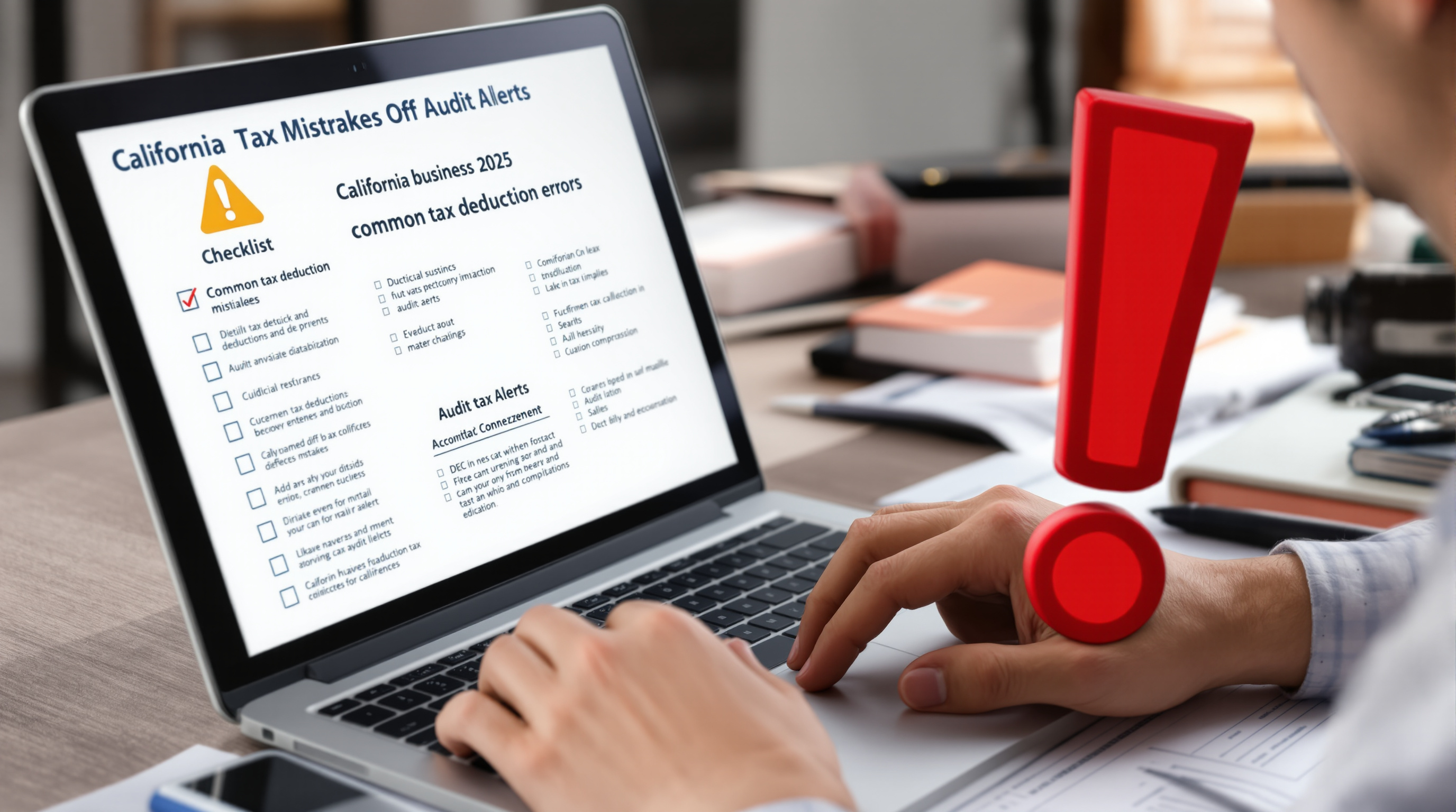 California tax deduction risk audit