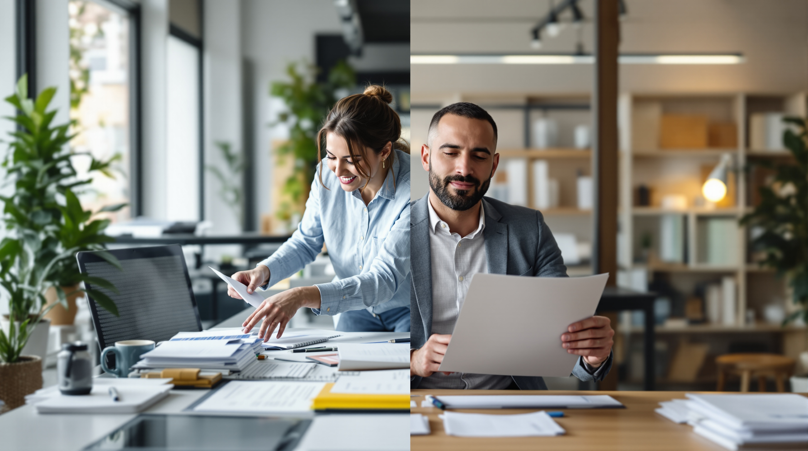 Bookkeeper vs Tax Advisor in modern California office