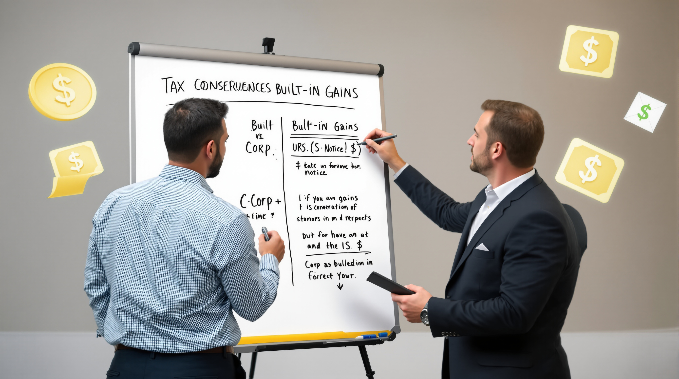 Built-In Gains Tax Trap S Corp C Corp