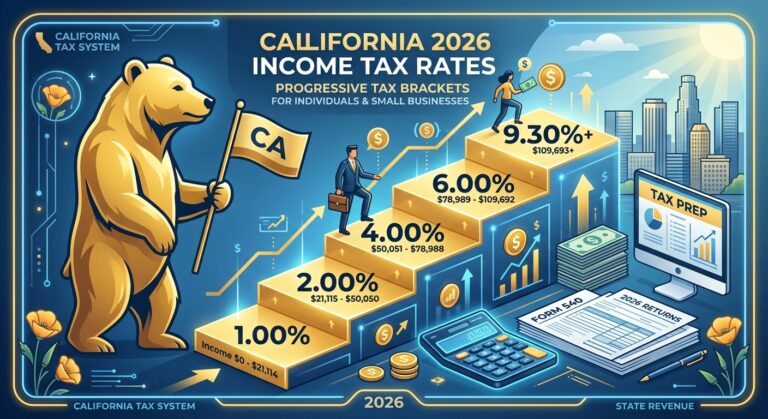 What's California Tax Rate in 2026? The Complete Breakdown - KDA Inc.