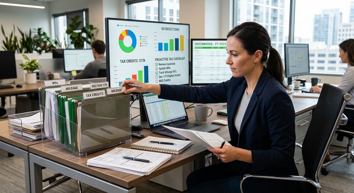 Proactive business tax planning